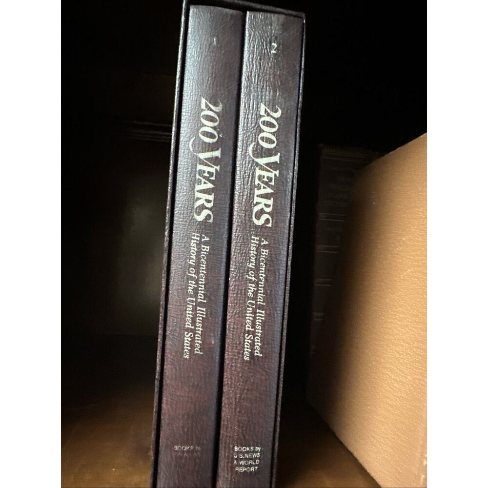 200 Years Bicentennial Illustrated History United States‎ HC Box Set VTG 1973